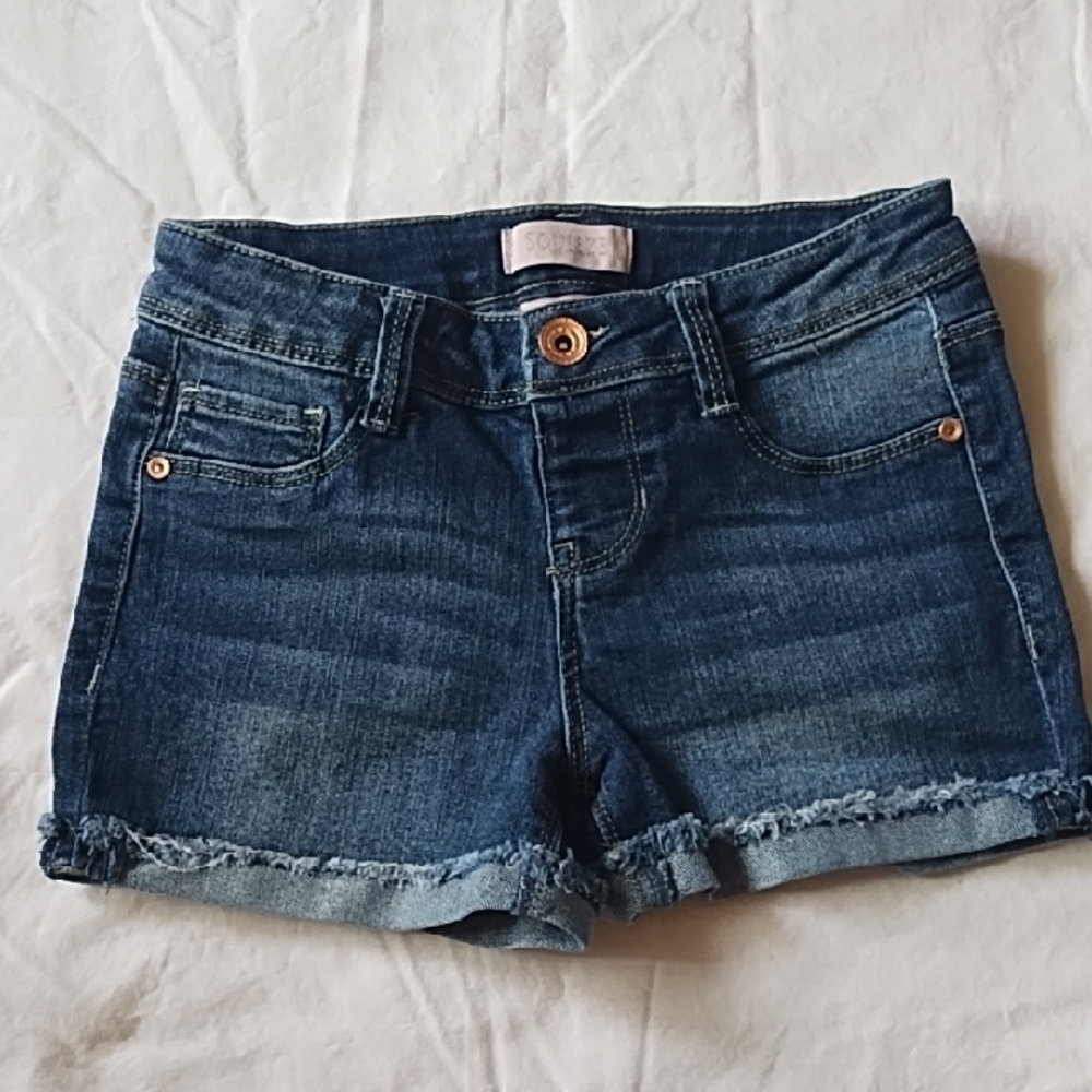 Girls Squeeze Denim Shorts
